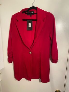 Fashion Nova Red Victoria Blazer